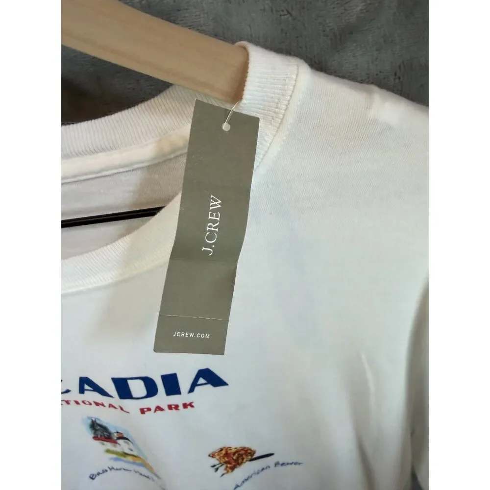 NWT J.Crew - Acadia National Park Graphic Tee - Mens Medium